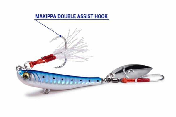 technology 002 makippa double assist hook