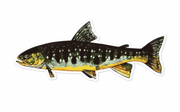 fish sticker iwana00