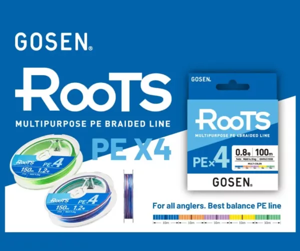 плетено Gosen ROOTS PE X4 1