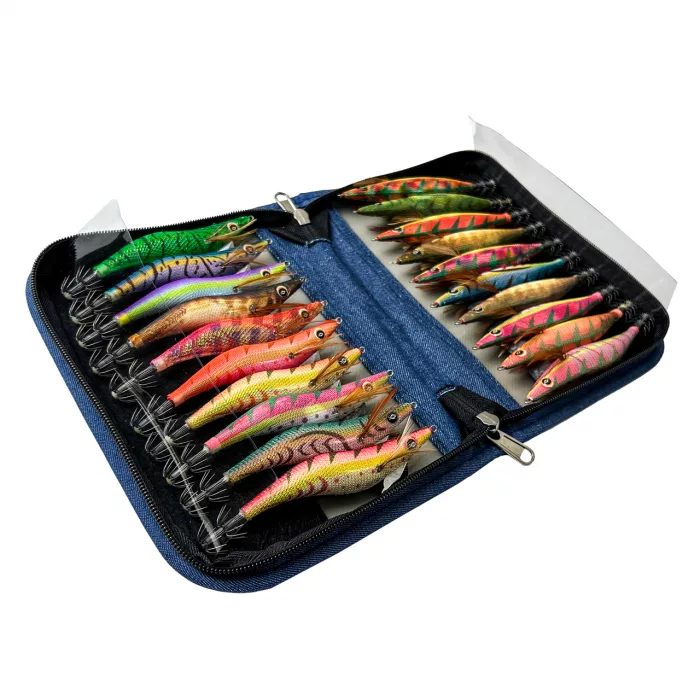 elninolure files item 6 フィッシングツーツ 08 収納用品 ウォッシュドデニムEGIワレット ウォッシュドデニムEGIワレットM