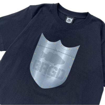 BRGD IRON SHIELD LOGO TEE - BLACK ISTE01