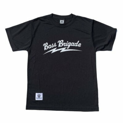 BRGD LIGHTNING LOGO L/S TEE BLACK/WHITE LLDT01