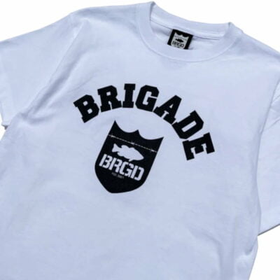 BRGD SHIELD ARCH TEE - WHITE SATE02