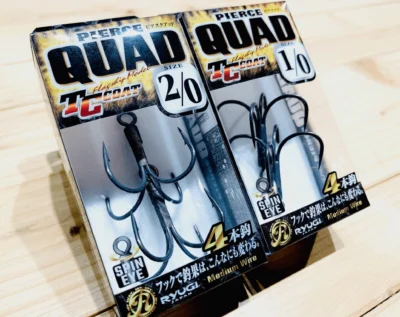 RYUGI PIERCE QUAD 360度旋轉鈎眼4本鈎