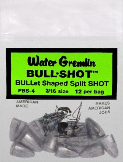 Water Gremlin BULL•SHOT™ BULLET SHAPED SPLIT SHOT