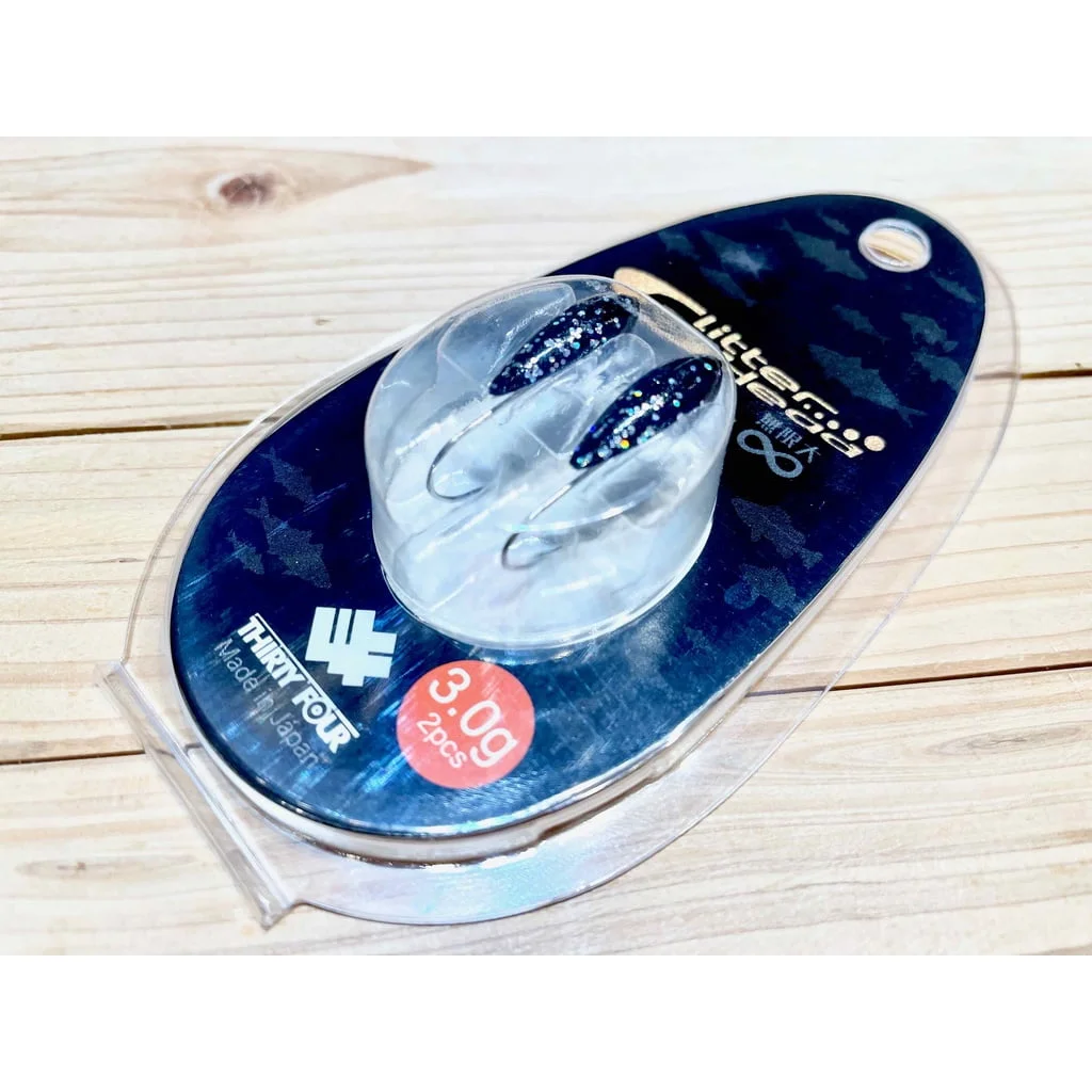34 Thirty Four Glitter head  heavy model 黑 3.0g