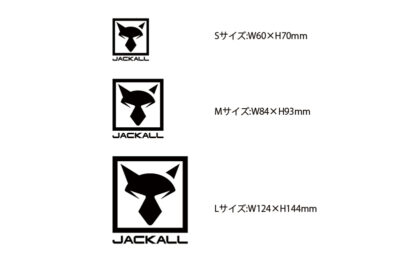JACKALL JK CUTTING STICKER SQUARE