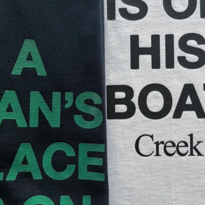 Creek Angler's Device ON THE LAKE LOGO