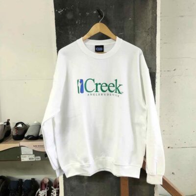 Creek Angler's Device SWEATSHIRT WHITE