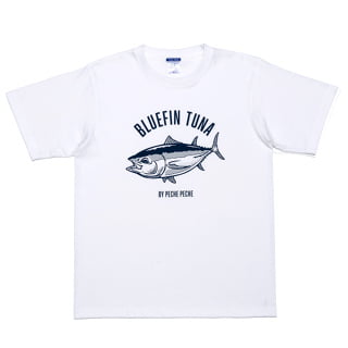 Peche Peche ﾌﾟﾗｽM UO-Tｼｬﾂ ｸﾛﾏｸﾞﾛ ﾎﾜｲﾄ PP-060