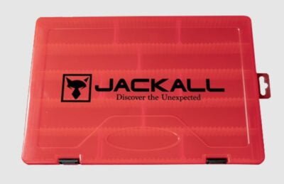JACKALL 3000D TACKLE BOX L 透明紅