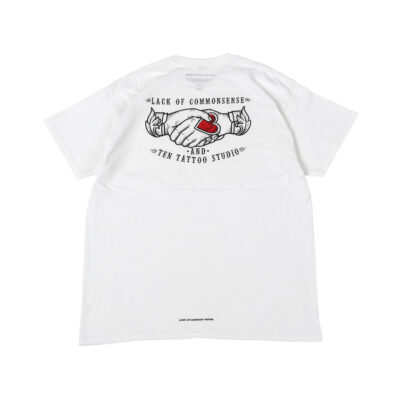 GLITCH OIL TEN TATTOO STUDIO T-shirt XL