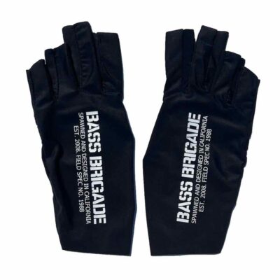 BRGD BASS BRIGADE FREE CUT UTILITY GLOVES - BLACK BFUG02