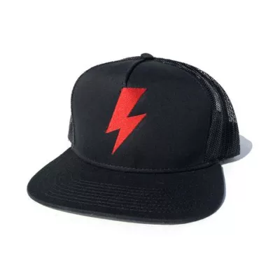 BOLT TRUCKER HAT BLACK/RED BOTH01