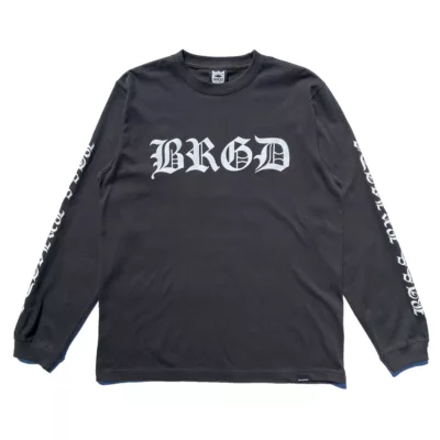 BASS BRIGADE BL L/S TEE #2 - CHARCOAL BLLT41
