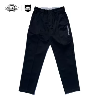 DICKIES × BASS BRIGADE UTILITY WORK PANTS - BLACK DUWP88