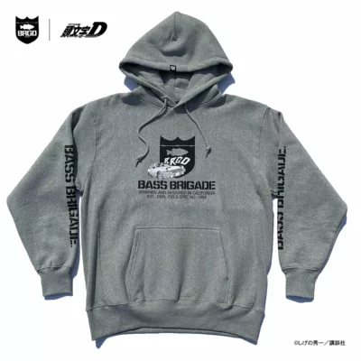 「頭文字D X BASS BRIGADE」 AE86 HOODIE - GREY IBHD68