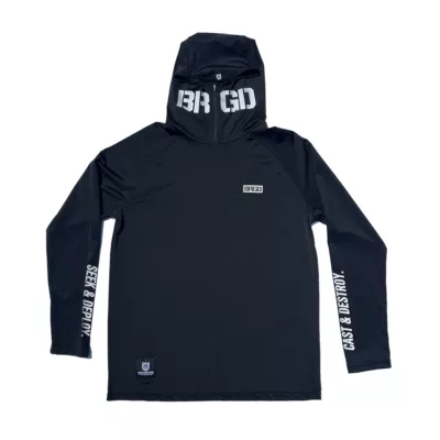 BRGD Bass Brigade PERFORMANCE DRY HOODIE BLACK BRPH28