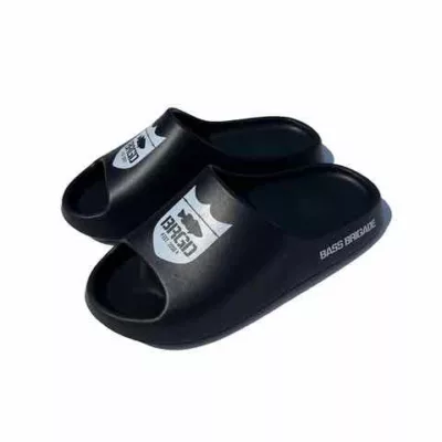 BRGD SHIELD LOGO SANDAL - BLACK BCSD54