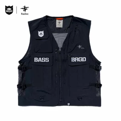FOXFIRE X BASS BRIGADE MULTILAYER VEST - BLACK