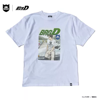 「頭文字D × BASS BRIGADE」TEE  IBTE61 - WHITE
