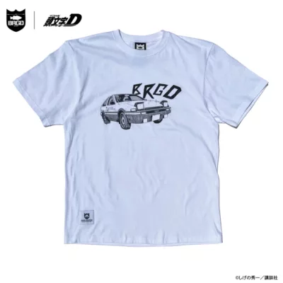 「頭文字D × BASS BRIGADE」 AE86 TEE - WHITE IBTE64