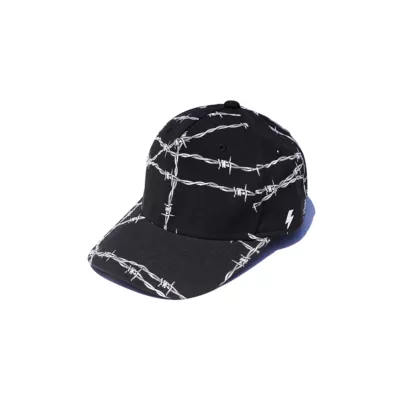 BRGD WIRED CAMO SNAPBACK HAT - BLACK/ WCSH-A91