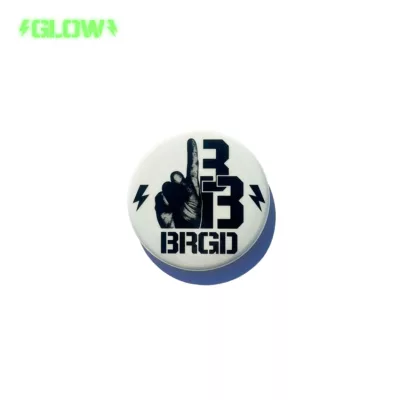 BRGD  NO.1 BUTTON BADGE GLOW