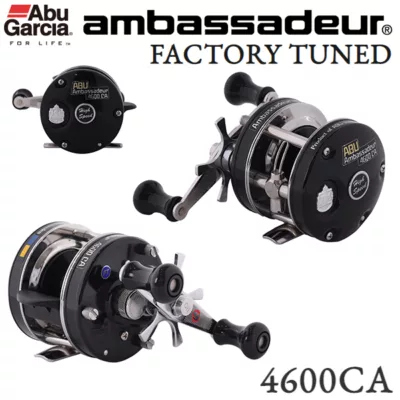 Abu Garcia AMBASSADEUR 4600CA FACTORY TUNED BLACK