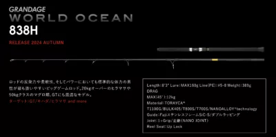 APIA GRANDAGE WORLD OCEAN 838H